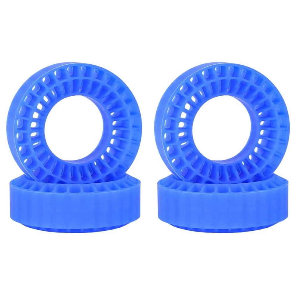 tctrbvv RC Car Parts for TRX4M for SCX24 for Fcx24 Ax24 Enduro24 1/18 1/24 1.0 Tires Silicone Rubber Lnsert Foam for Fit 55 * 20mm Rc Crawler Car Upgrade Part(Blue)