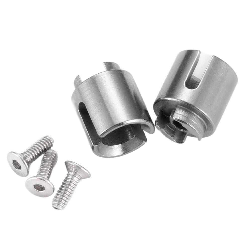 1/16 RC Car Metal Drive Shaft Set Front Rear Differential Drive Cup Upgrade Parts Compatible with 18859 Model(Diff Drive Cup)