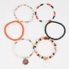 Briutn Spooky Halloween Beaded Bracelets Set with Ghost Spider Charms Halloween Jewelry view 4