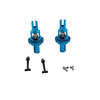 2pcs Metal Differential Upgrade Parts Compatible with 1 28 Scale RC Car Compatible with Models 284161 284010 284131 K989 K979 K969 P929 P939(Blue)
