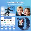 Smart Watch for Kids with 26 Puzzle Games, HD Touch Screen Kids Watch, Camera, Music Player, Alarm Clock, Calculator, Pedometer, Learn Card - 12/24hr Toys for Age 3-12 Year Old, Birthday Gift for Boys view 4