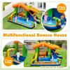 BOUNTECH Inflatable Water Slide, 8-in-1 Playhouse Bouncy Castle Water Slide 3-12 Years Old with Slide, 480w Blower, Splash Pool, Basketball Hoop, Outdoor Water Bounce House for Kids Backyard Gifts view 2