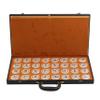 Natural Crystal Jade Chinese Chess, Xiangqi Gift Set - Travel Games Sets with Board Games Gift, Xiang Qi Game & Pieces, Chinese Decor & Gifts, Chinese New Year Decor view 1
