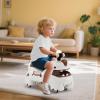 OLAKIDS Ride on Push Car, Kids Foot-to-Floor Sliding Car with Universal Wheels, Light, Sound, Under-Seat Storage, Ride on Toy for Toddlers Boys Girls Aged 3+ Years (White) view 2