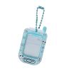 1Inch Card Holder Pendants Acrylic Phone Shape Korean Photocard Protective Sleeve Card Case Student Campus Bag Charm Organizers view 1