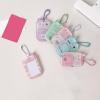 1Inch Card Holder Pendants Acrylic Phone Shape Korean Photocard Protective Sleeve Card Case Student Campus Bag Charm Organizers view 4