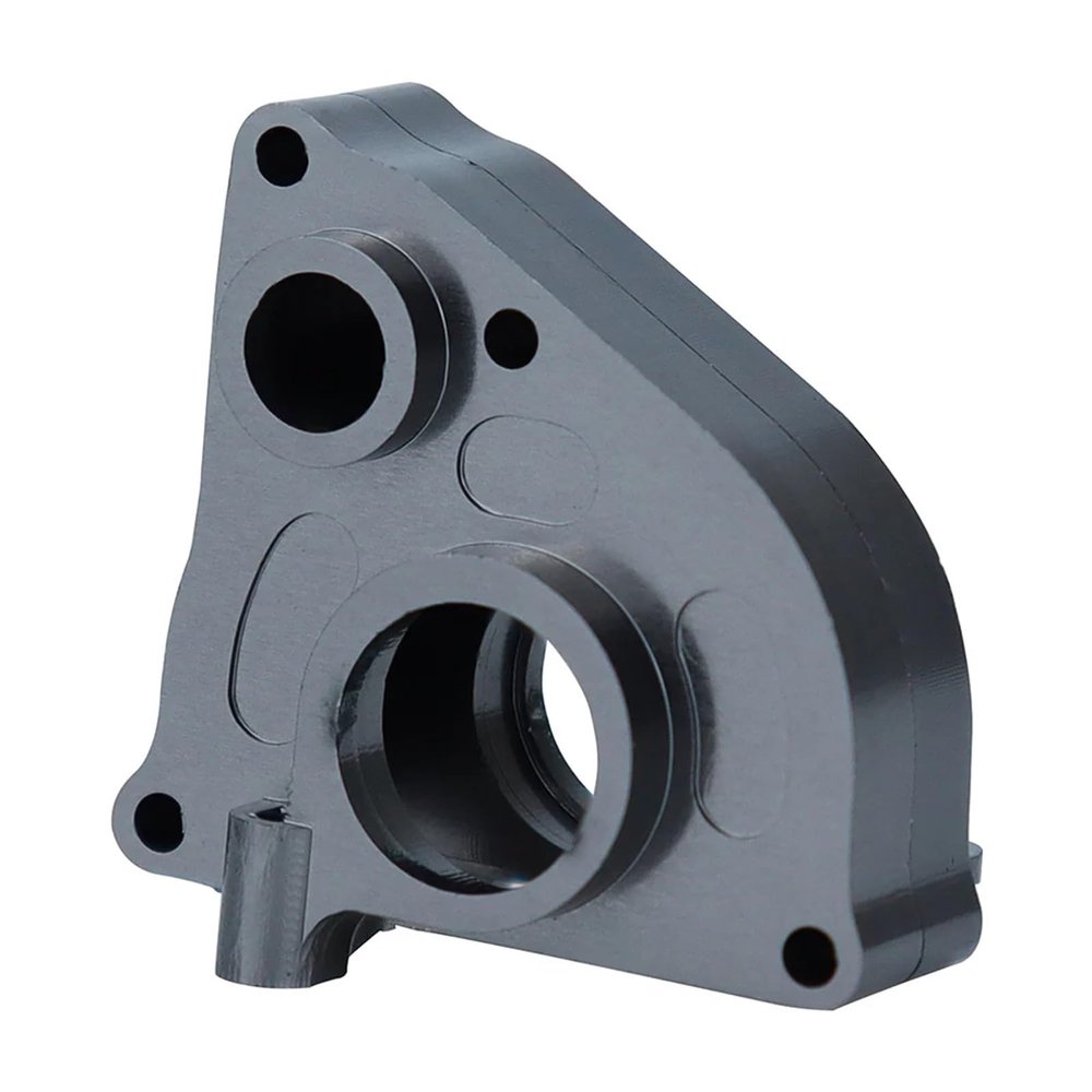 Compatible with SCX24 for Gladiator for Bronco C10 for JLU for Deadbolt 1/24 RC Car Accessories 1Pcs Metal Intermediate Transmission Case RC Car Part Accessories(Gray)