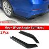 ABS Car Bumper Spoiler Rear Lip Angle Splitter Diffuser Protective Plate Automotive for Chevrolet Malibu 2012-2018 view 2