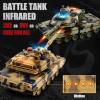 DBshoot 1/24 RC Tank, US M1A2 Army Toys with Sound Effects, Lights and Smoke, 2.4GHz Remote Control Tank for Boys, Infrared Battle Toy with Smoke and Sound Effect Gift for Kids Aged 4+ view 3