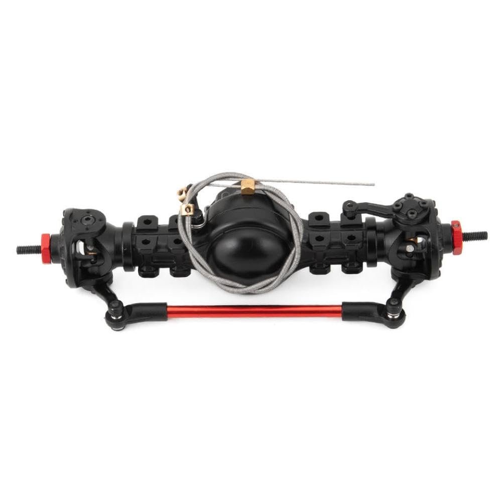1/14 RC Trailer Tow Drag Upgrade Metal Front Rear Axle Differential Compatible with RC Car Parts(Front)