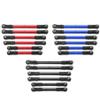 Adjustable Front & Rear Pull Rod Link Tie Rod Steering Rod for Traxxas Hoss/Slash/Rustler 4WD RC Car Upgrade Parts(Black) view 4