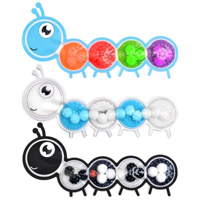 ASIOWELY 3Pcs Color Sorting Sensory Toys for Kids with Autism Toddler Toys for Airplane Travel Road Trip Preschool Montessori Toys Fine Motor Skills Christmas Stocking Stuffer Gift for Boys Girls B