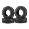 Compatible with Tamiya 1/14 RC Cars Upgrade Part Tractor Truck 4Pcs Rubber All-Terrain Tyres Wheel Tires Thicken Widen 30Mm RC Car Tires Tyre Rims view 1