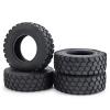 Compatible with Tamiya 1/14 RC Cars Upgrade Part Tractor Truck 4Pcs Rubber All-Terrain Tyres Wheel Tires Thicken Widen 30Mm RC Car Tires Tyre Rims view 3
