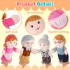 6 Pcs Family Hand Puppets 12 Inch Grandparents, Mom & Dad, Brother & Sister Plush Hand Puppet Toys Role-Play Toy Puppets for Kids Storytelling Imaginative Pretend Play Teaching Preschool(6 Family D) view 4