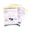 American Mahjong Basics Visual Guide, Laminated Guide, Tile Overview, Charleston Helper, General Rules + Strategies view 1
