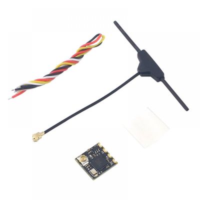 ELRS NI Receiver EPW5 2.4G Compatible With ExpressLRS Nano Long Range Receiver Compatible With ES24TX Series RC Airplane Long Range LR4 LR7(ELRS MINI 2 RECEIVER)