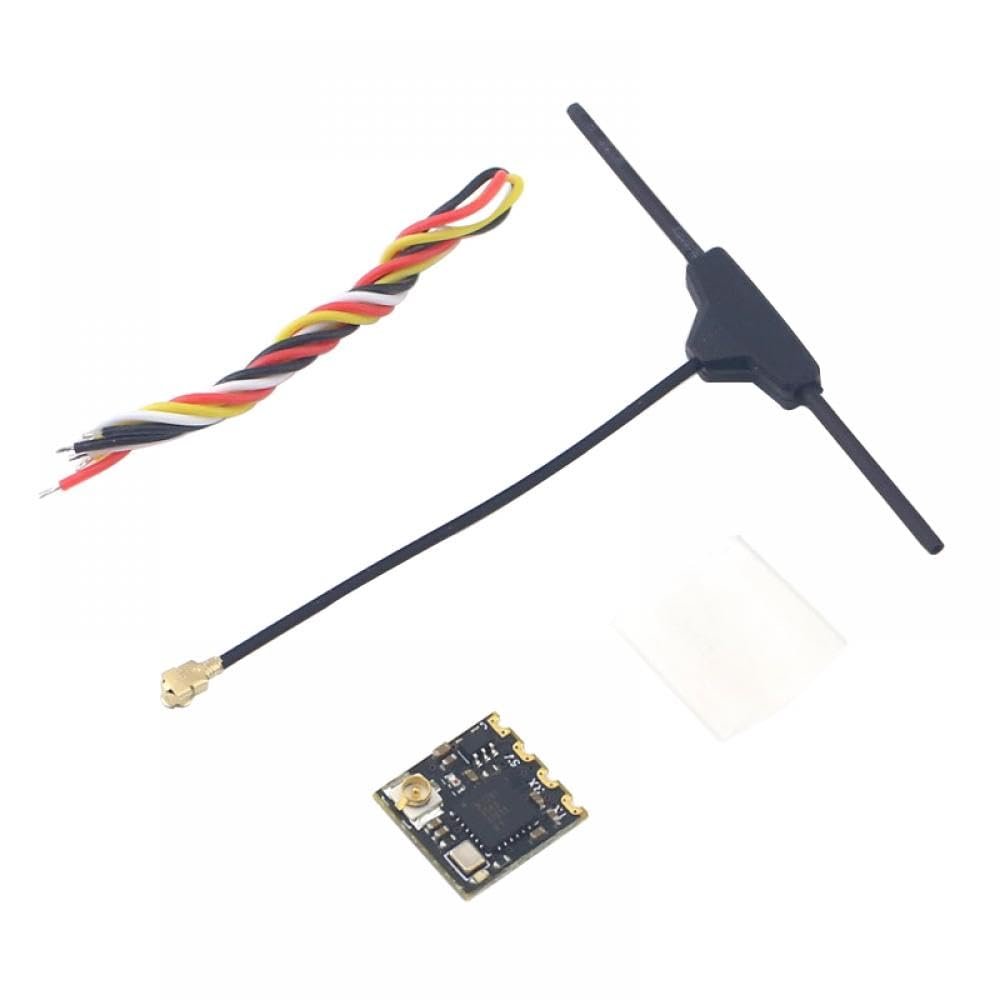 ELRS NI Receiver EPW5 2.4G Compatible With ExpressLRS Nano Long Range Receiver Compatible With ES24TX Series RC Airplane Long Range LR4 LR7(ELRS MINI 2 RECEIVER)
