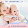 2 Pcs Teething Toys for Baby, Silicone Bunny Teether Toy for Teething Relief, Baby Chew Toys Sore Gums, Teethers 0-6 Months Gift view 2
