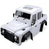 1/10 RC Land Rover Defender Pickup Hard Body Shell Kit-313mm Wheelbase Pickup Body for Axial SCX10 90046 TRX4 CC01 Capra RC Crawler Car (White) view 1