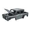 1/10 RC Land Rover Defender Pickup Hard Body Shell Kit-313mm Wheelbase Pickup Body for Axial SCX10 90046 TRX4 CC01 Capra RC Crawler Car (White) view 4