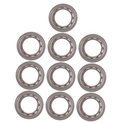 Bearing, 10pcs 144001 Bearing Remote Control Toys Bearing Replacement Parts Toy Bearing Car Bearing Parts for Rc Car Premium Bearing Car Accessories Automotive Accessories Silver Steel