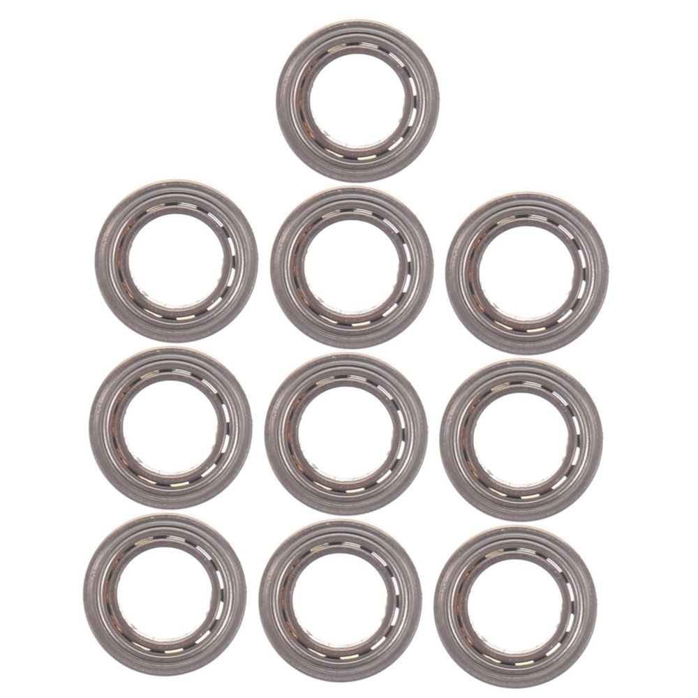 Bearing, 10pcs 144001 Bearing Remote Control Toys Bearing Replacement Parts Toy Bearing Car Bearing Parts for Rc Car Premium Bearing Car Accessories Automotive Accessories Silver Steel