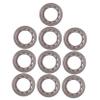 Bearing, 10pcs 144001 Bearing Remote Control Toys Bearing Replacement Parts Toy Bearing Car Bearing Parts for Rc Car Premium Bearing Car Accessories Automotive Accessories Silver Steel view 1