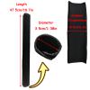 2 Pack 18.71.371.37in Armrest Handle Cover,Handle Sleeve Cover Replacement Pushchair Universal Handle Cover Elastic Dust Proof Protector Sleeve Accessory for Pushchair Pram(Black) view 2