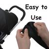 2 Pack 18.71.371.37in Armrest Handle Cover,Handle Sleeve Cover Replacement Pushchair Universal Handle Cover Elastic Dust Proof Protector Sleeve Accessory for Pushchair Pram(Black) view 3