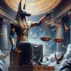 1000pcs Jigsaw Puzzle for Adults,Egyptian God of Death, Anubis Wood Jigsaw Puzzle,Brain Challenge Educational Game Relaxation Pastime Entertainment Activity Decorative Puzzle view 1