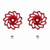 2pcs Ceramic Pulley Guide Roller for Off - Road Riding | CNC Aluminum Alloy & Oxidation - Proof | Smooth Ball Bearings | Fits 7 / 8 / 9 / 10 Speed Derailleurs (11T) view 1