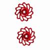 2pcs Ceramic Pulley Guide Roller for Off - Road Riding | CNC Aluminum Alloy & Oxidation - Proof | Smooth Ball Bearings | Fits 7 / 8 / 9 / 10 Speed Derailleurs (11T) view 3