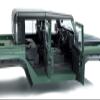 1/10 RC Land Rover Defender Pickup Hard Body Shell Kit-313mm Wheelbase Pickup Body for Axial SCX10 90046 TRX4 CC01 Capra RC Crawler Car (Army Green) view 3