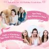 54PCS Spa Party Supplies for Girls, Spa Party Favors Include Facial Masks,Under Eye Patches, Lip Balm, Foot Bath Bombs, Hand Cream, Compressed Towel, Hair Band for Six Girls, Sleepover Party gifts view 3