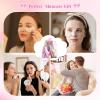 54PCS Spa Party Supplies for Girls, Spa Party Favors Include Facial Masks,Under Eye Patches, Lip Balm, Foot Bath Bombs, Hand Cream, Compressed Towel, Hair Band for Six Girls, Sleepover Party gifts view 4
