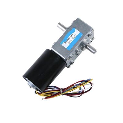 Treayes 12v 24v Brushless Dc Gear Bldc Motor Reducer Engine 5840-3650 Double Shaft 6-Wire with Brakes Adjustable Speed Cw CCW
