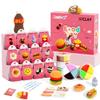 Air Dry Clay Kit - Food Toy Theme, Modeling Clay for Kids, DIY Model Magic Clay with Tools and Tutorials, 12 Boxes Molding Clay, Ultra Light, Soft & Non-Sticky, Arts and Crafts Gift for Kids view 1