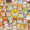 100PCS Emotional Support Animal Stickers by Puraesla Affirmation Sticker Pack for Adults or Kids Cute Inspirational Buddies for Water Bottles, Laptops, Phones, Positive Quote Vinyl view 1