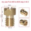 1pcs Size #120 to #170 M5*0.8 carburetor main Jet injectors Nozzle For Ke-hin 99101-393 CVK PE PZ PWK Carburetor(148) view 3