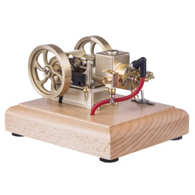 XURUYI Engine Model Kits, Metal Adjustable Speed Micro Horizontal Water-Cooled Gasoline Engine Internal Combustion Engine Model, Physics Science Engine Kit