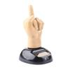 Car Dashboard Solar Powered Mid Finger Shaking Toy Dancing Figure Toy Decorative Toy Figures Playsets, Decorations view 1