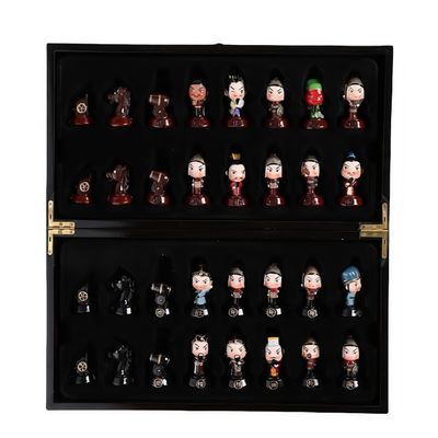 Three Kingdoms Chinese Chess, Xiangqi Gift Set - Travel Games Sets with Board Games Gift, Xiang Qi Game & Pieces, Chinese Decor & Gifts, Chinese New Year Decor (Small)