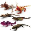 BIROHOSR Realistic Squishy Lizard Toys - Fake Stretchy Rubber Reptiles for Pranks & Props, Party Decoration Figurines Set (6 PCS) view 1