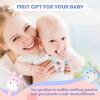 2 Pcs Teething Toys for Baby, Silicone Giraffe Teether Toy for Teething Relief, Baby Chew Toys Sore Gums, Teethers 0-6 Months Gift view 2