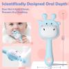 2 Pcs Teething Toys for Baby, Silicone Giraffe Teether Toy for Teething Relief, Baby Chew Toys Sore Gums, Teethers 0-6 Months Gift view 3