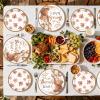 100Pcs Bear Baby Shower Paper Plates 7 Inch and 9 Inch Heavy Duty Disposable Brown Bear Gender Reveal Party Decorations for Kids Baby Shower Gender Reveal Fall Wedding Holiday Birthday Party Supplies view 2