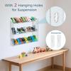 [2 Pack] Clear 3-Tier Display Case for 1:64 Toy Cars  Holds 30 Diecast Vehicles, Wall Mounted or Desktop Organizer Rack for Collectors view 2