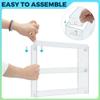 [2 Pack] Clear 3-Tier Display Case for 1:64 Toy Cars  Holds 30 Diecast Vehicles, Wall Mounted or Desktop Organizer Rack for Collectors view 4