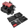 Kooteyybhyy ST-NF2 Engine Model Kit, 7.0cc Mini Inline Double Cylinder Four Stroke Air Cooled DIY Internal Combustion Model, Creative STEM Toy Engineering Construction Kit view 1